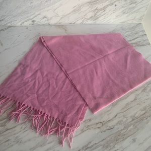 Pink Holt Renfrew Cashmere scarf